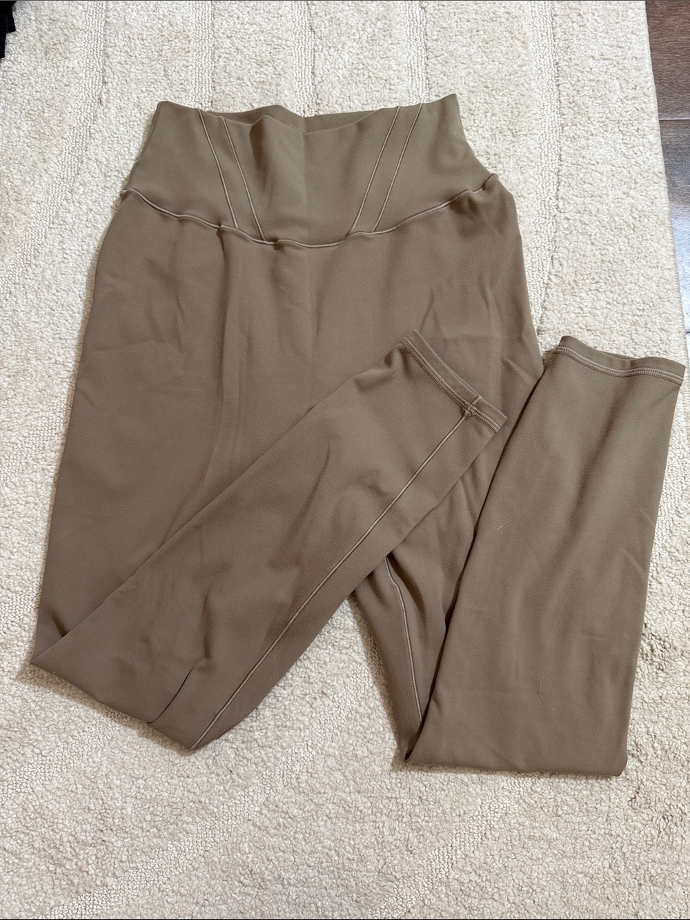 P'tula High-Waist Sculpting Leggings - Taupe Brown